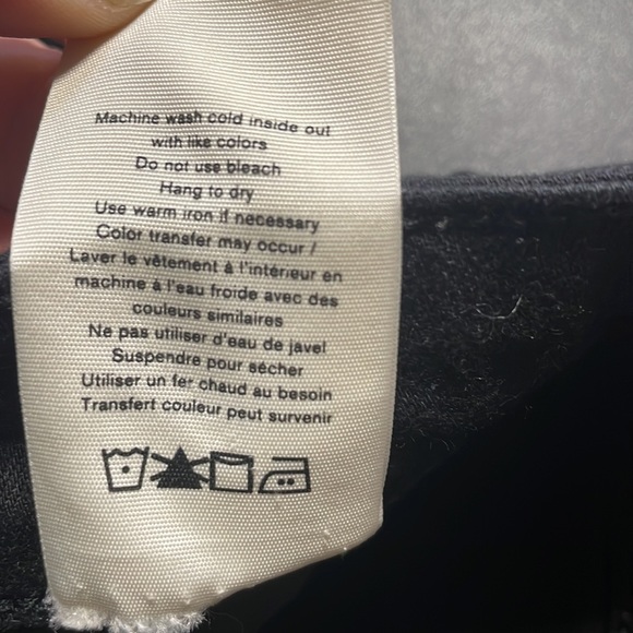 Rag & Bone Dre Low-Rise Slim Boyfriend Jeans Black - Size 27 - Picture 10 of 12